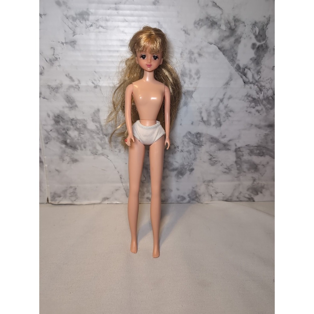 Vintage Takara Doll 1981 10.5" Blonde W/ Panties & Ring